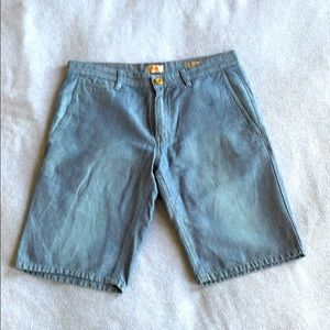 Boss Orange Chambray Style Shorts